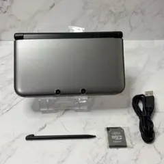 【美品・付属品付き】ニンテンドー 3DS LL 本体 良品 シルバー ブラック