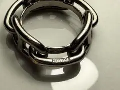 HERMES スカーフリング 90 《レガート》シルバー ジュエリー・刻印