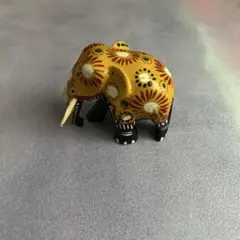 象の置物　木彫り　スリランカ