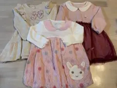 coeur a coeur 3点 ワンピースまとめ売り80㎝