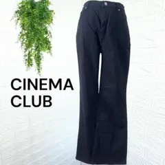 2550【CINEMA CLUB】スキニーパンツ ブラックデニム L