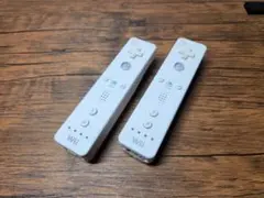 Wiiリモコン 2個セット Wiiコントローラー　任天堂【白】⑤