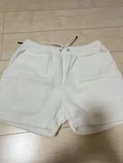 WHIM ROTH コーデュロイショートパンツ 白