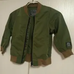 ★FOキッズ キッズ用オリーブ色ジップアップジャケット 110サイズ★