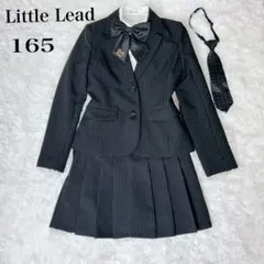 Little Lead 黒 ストライプフォーマルスーツ 卒業式 卒服 165