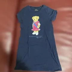 ポロラルフローレンPOLOポロベア　ワンピース　ロングTシャツ　120