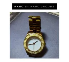 ［稼働品］MARC BY MARC JACOBS ゴールド腕時計