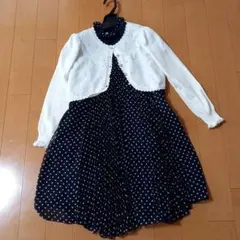 【美品】ファミリア　フォーマル　ワンピース　140