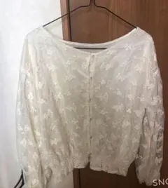【美品】レースブラウス　レーストップス　ロペピクニック