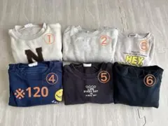 BREEZE トレーナー5点長袖Tシャツ1点セット 110 120