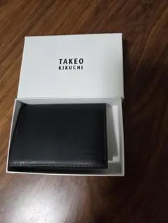 TAKEO KIKUCHI タケオキクチ カードケース 名刺入れ レザー