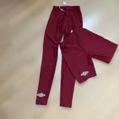 Umbro 赤 インナータイツ・スパッツ160サイズ‼️送料込