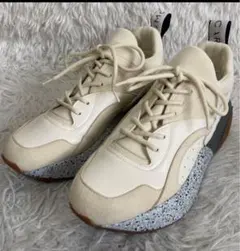 ステラマッカートニー　厚底スニーカー クリーム色