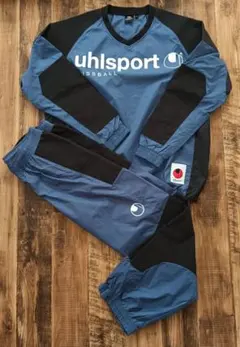 uhlsport ウールシュポルトピステ 上下 セットアップ 青/黒 M GK
