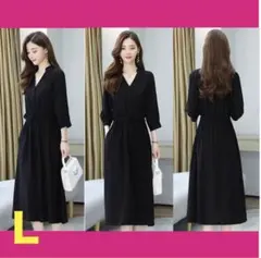 【送料無料】ワンピース ドレス パーティー 清楚 　タイト エレガントフリル