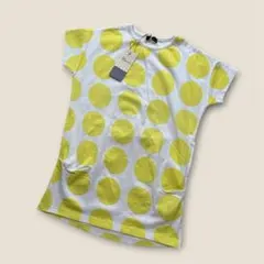 新品　Unica 半袖 Tシャツワンピース　 ドット柄 150センチのサムネイル