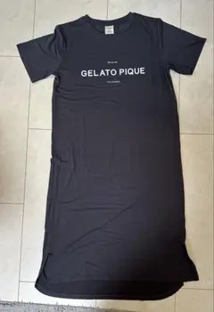 GELATO PIQUE ダークグレー シャツワンピース