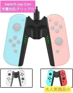 【新品未使用】Switch Joy-Con 充電 グリップ USB
