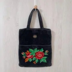 FEILER フェイラー 手提げバッグ トートバッグ シェニール 花柄