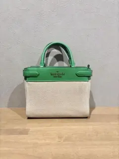 kate spade チェック柄 ハンドバッグ - メルカリ