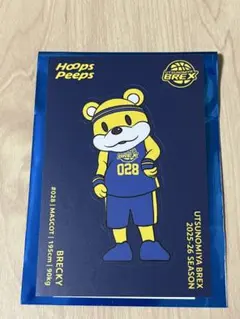 宇都宮ブレックス×Hoops Peepsステッカー　 ブレッキー