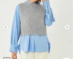 グリーンレーベルリラクシング　ニットベスト