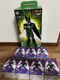 ドラゴンボール一番くじ　セル、セルジュニア7体セット