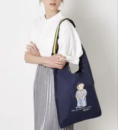 【美品】POLO RALPH LAUREN ベルト付きレインバック　ポロベア