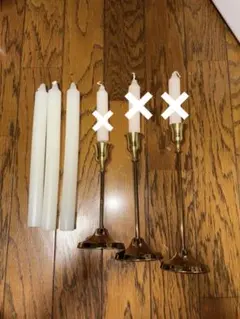 キャンドルホルダー&キャンドルセット