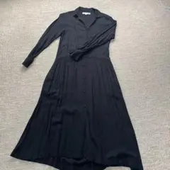 UNIQLO ブラックシャツワンピース S