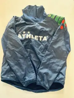 ATHLETA ハイネックジャケット ジャージ ネイビー 140-150