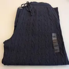 UNIQLO ウォッシャブルニットケーブルパンツ L