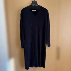 プラステ　リブニットワンピース