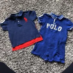 ラルフローレン ポロシャツとロンパースのセット　80 男の子