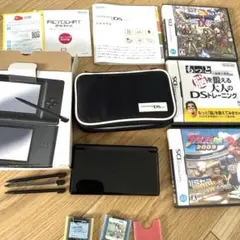 【美品★動作品】Nintendo DS Lite ブラック ソフト3本セット販売