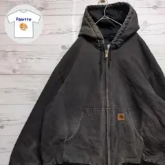 カーハート アクティブジャケット 鬼フェード 激渋 ボロ 黒 J130 BLK