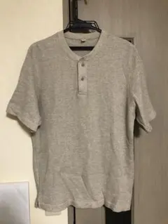 UNIQLOワッフルヘンリーネック Tシャツ5分袖