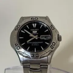 セイコー SEIKO5SPORTS ブラック 裏スケ 7S36-02G0 自動巻 - メルカリ