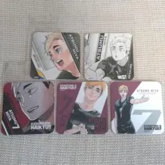 ハイキュー　宮侑　アートコースター５種セット