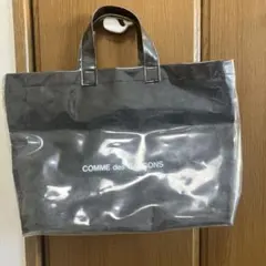 COMME des GARCONS PVCトートバッグ ブラックマーケット 黒