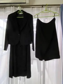 「最終下げ」ブラックフォーマル スーツ 冠婚葬祭　礼服　喪服 3点セット 11号