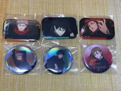 呪術廻戦　PLAZA rest 缶バッジ　虎杖悠仁　伏黒恵 釘崎野薔　6点セット