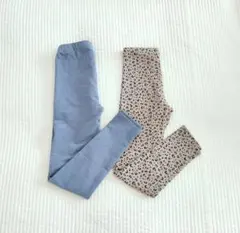 美品 秋用レギンス 2枚セット