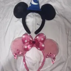 ミッキー＆ミニー 耳カチューシャセット