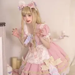 Chalmiere×MAKI FANCY DOLLS ジャンパースカート シロ - メルカリ