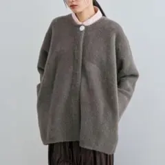 ViS メタルボタンファーニットコート 【即購入可】