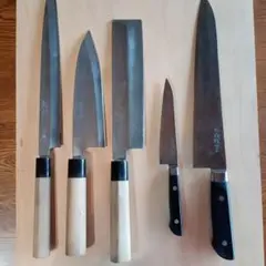 武蔵野　日本橋　木屋　包丁セット 研ぎ済み】日本橋木屋・武蔵野 本水牛口 出刃包丁 柳刃包丁 刺身