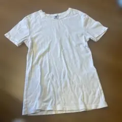 PETIT BATEAU オーガニックコットン Tシャツ ホワイト XXSのサムネイル
