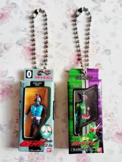 ②仮面ライダーソフビパッケージチャーム　2点セット