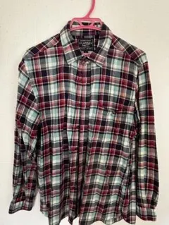 FLANNEL 長袖ネルシャツ Lサイズ チェック柄